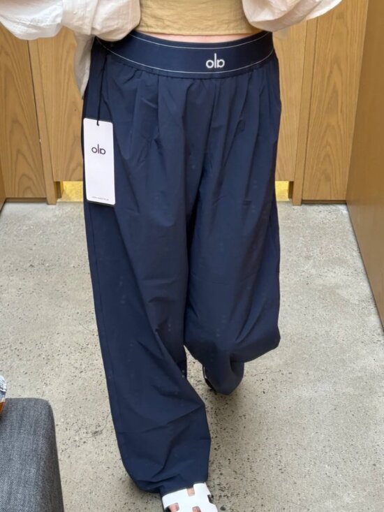 ALO Yoga Pants - 🌊NWT Alo Yoga Suit Up Trouser Navy Blue🎫Regular 30"Inseam